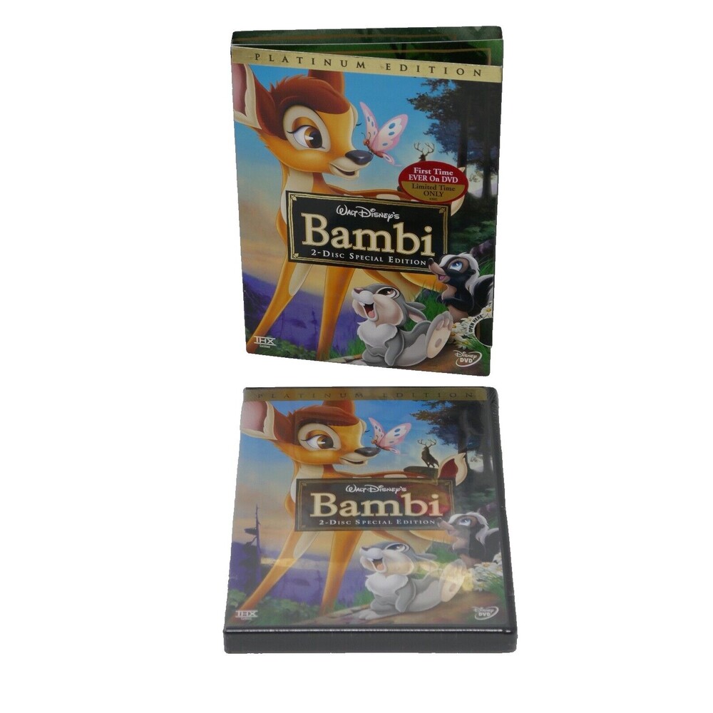 Walt Disney Bambi (DVD, 2005, 2-Disc Set, Special/Platinum Edition) SEALED